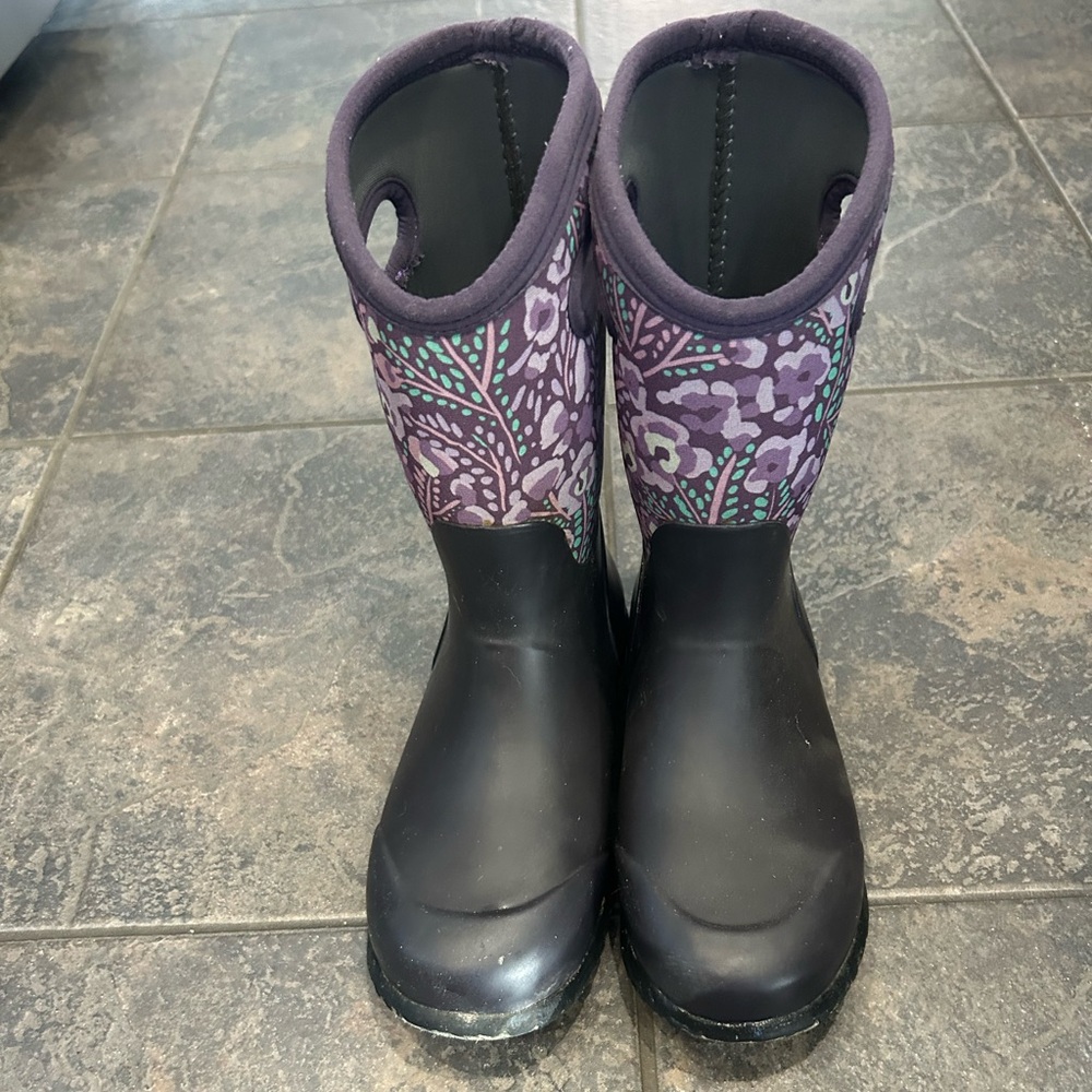 💜 purple bog boots